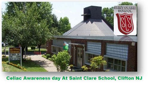 Celiac Awareness At Saint Clare School Clifton NJ