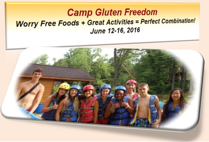 gluten freedom Camp, FlatRock River IN